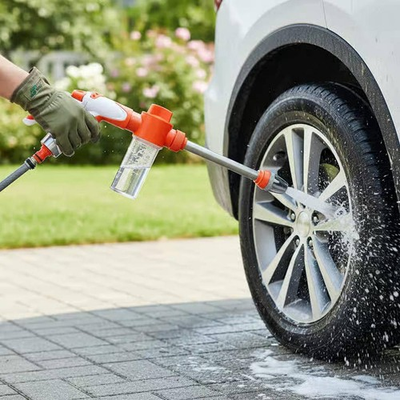#ad Car Wash Sprayer Watering Sprayer Cleaning Tool Premium with Soap Dispenser $24.20