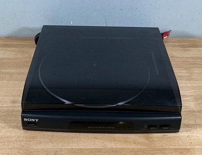 Vintage Sony PS-LX56 schwarz Stereo riemengetrieben Plattenspieler meist funktionsfähig LESEN
