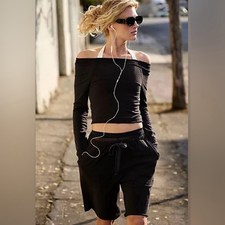 FP Movement by Free People Hot Shot Easy Set NWOT Small Black