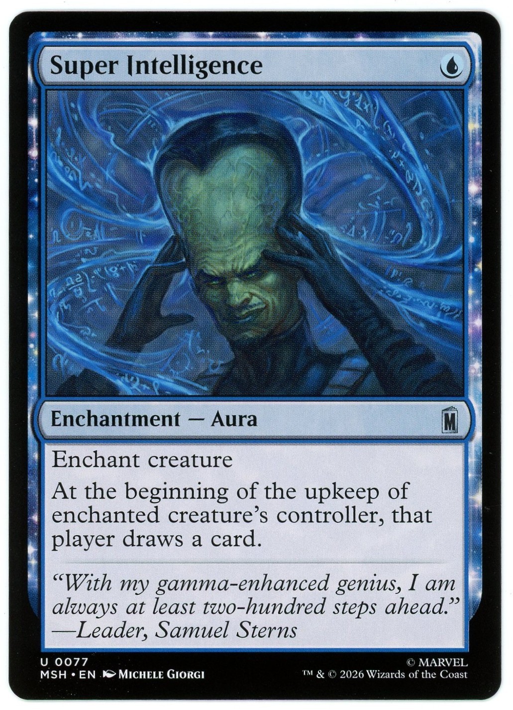 Super Intelligence - 0077 - Marvel Super Heroes MSH - MTG NM/M