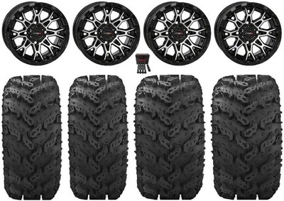 System 3 ST-6 14'' Wheels Black 27'' Reptile Tires Can-Am Renegade Outlander