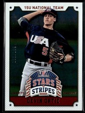 2015 Panini USA Stars & Stripes Longevity Devin Ortiz /199 15U National Team #32