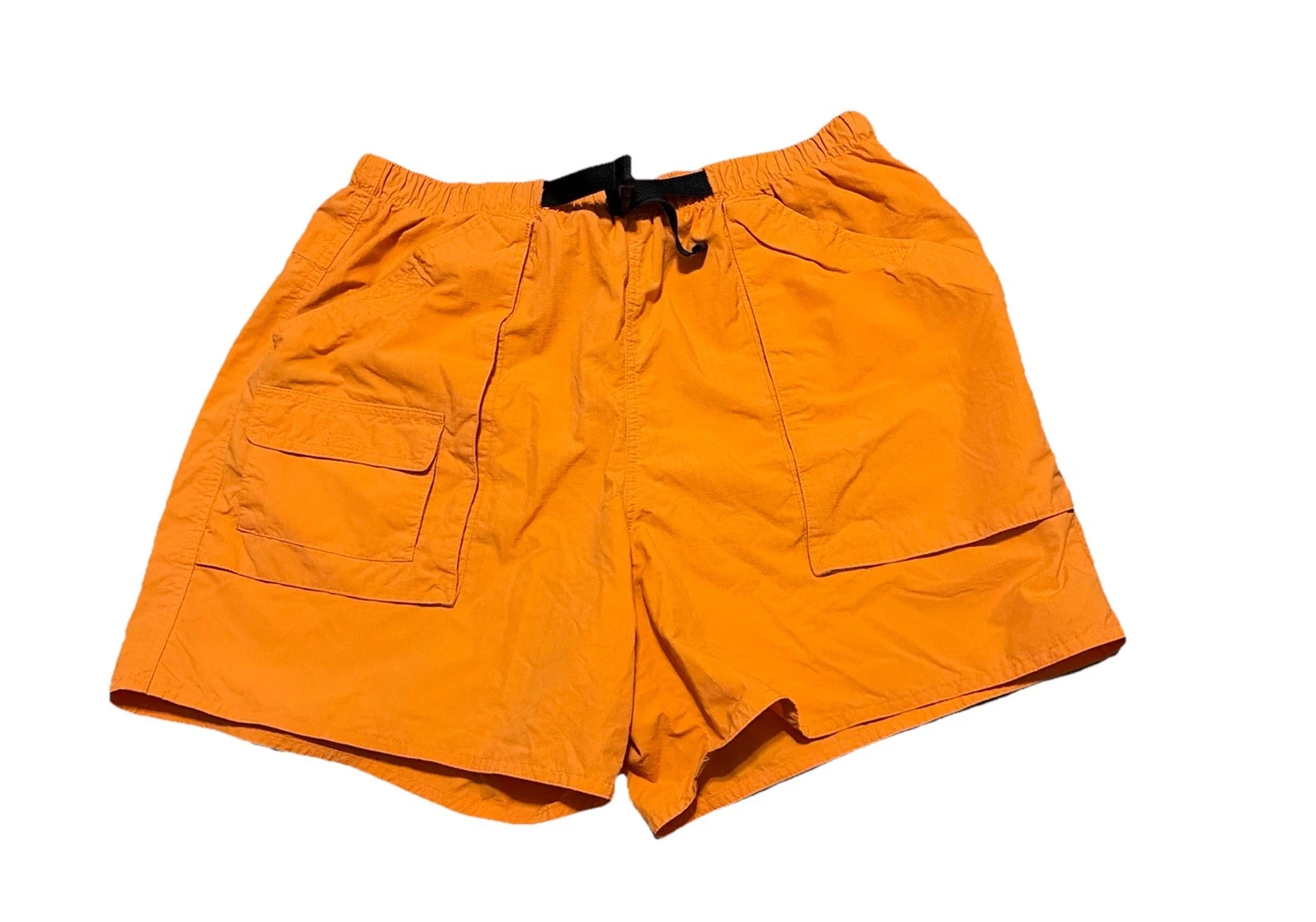 Vintage Lands End Mens Nylon Hiking Belted Cargo Shorts Size Large Orange Lined
Opens in a new windo