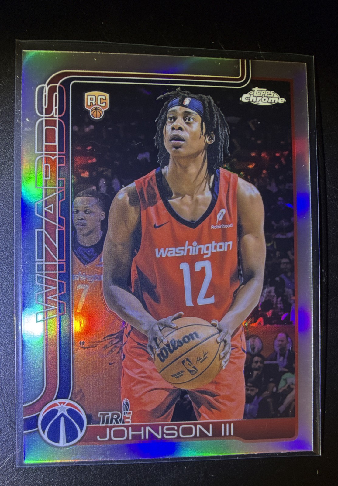 2025-26 Topps Chrome - Tre Johnson #256 Refractor (RC)