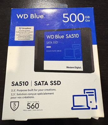 WD Blue SA510 500GB SATA SSD (Open Box)