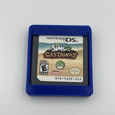 The Sims 2: Castaway (Nintendo DS, 2016) Cartridge Only + Rubber Case!