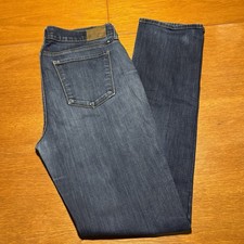 Lucky Brand Jeans Women's 14/32 Blue Dark Wash Brooke Straight Leg Jeans EUC