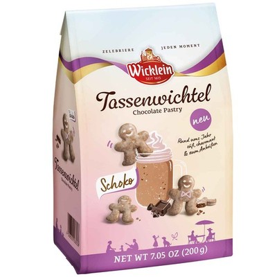 Wicklein Tassenwichtel Schoko 200 g Keksfiguren mit Kakao (22,45 EUR/kg)