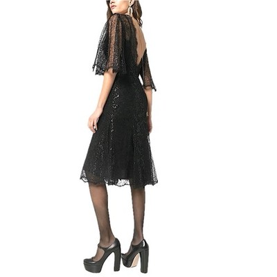 chinese dress ladies Polina Ivanova Atelier | Sarah in French corded lace