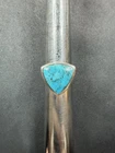 10.2g VTG Sterling Silver 925 Turquoise Ring Size 9 Jewelry Lot K