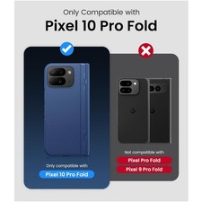 Rugged Slim Thin Case for Google Pixel 10 Pro Fold, Blue