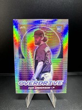 Ian Anderson 2021 Overdrive RC Silver Hyper Prizm /299 Braves #14