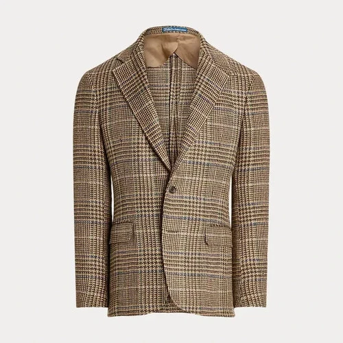 NEW, Men's Polo by Ralph Lauren Soft Tailored Glen Plaid Sport Coat 38R  #SJ2811 - product listing photo