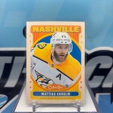 2021-22 UD O-Pee-Chee #265, MATTIAS EKHOLM SP 🔥🔥🔥 Retro Parallel Card