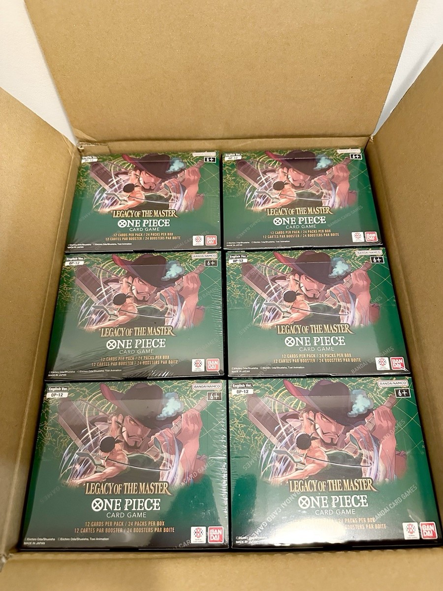 One Piece TCG OP-12 Legacy of the Master SEALED Booster Box English CASE FRESH | eBay One Piece TCG OP-12 Legacy of the Master SEALED Booster Box English CASE FRESH | eBay