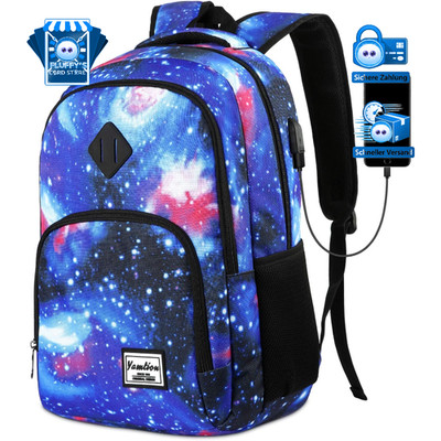 Rucksack für Jugendliche Damen Schulranzen Computer Business Reisen Schule