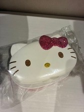 Hello Kitty Wet Tissue Case Rhinestone Bow Face Design Sanrio Accessory