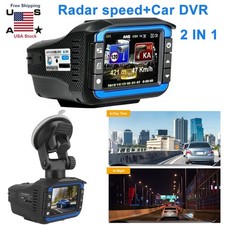 Anti Radar Laser Police Detector Speed Car Recorder Dash Camera Night Vision Cam
