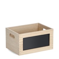 Allzweckkiste Mit Tafel Holz Holzkiste Mit Beschriftungsfeld Zeller Present