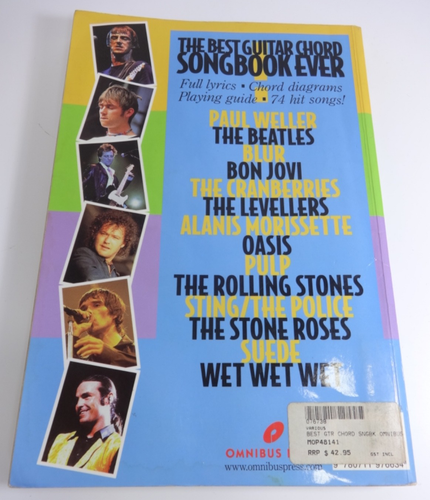 The Best Guitar Chord Song Book Ever Parts 1 - 4 Music Oasis Beatles Pulp Weller - Picture 8 of 8