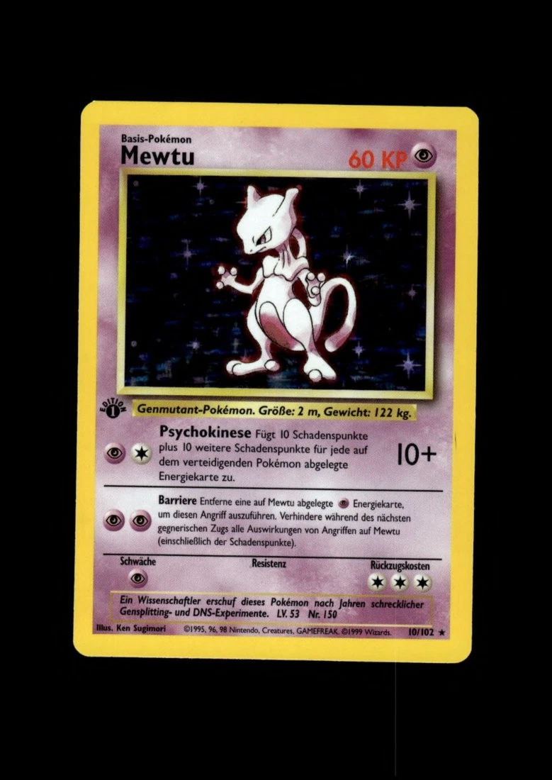Individual Trading Card Games Pokémon TCG German 1st Edition for