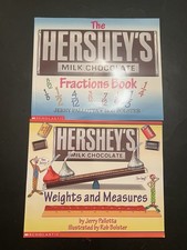 Scholastic Hershey's Milk Chocolate Fractions Weights Book by Jerry Pallotta