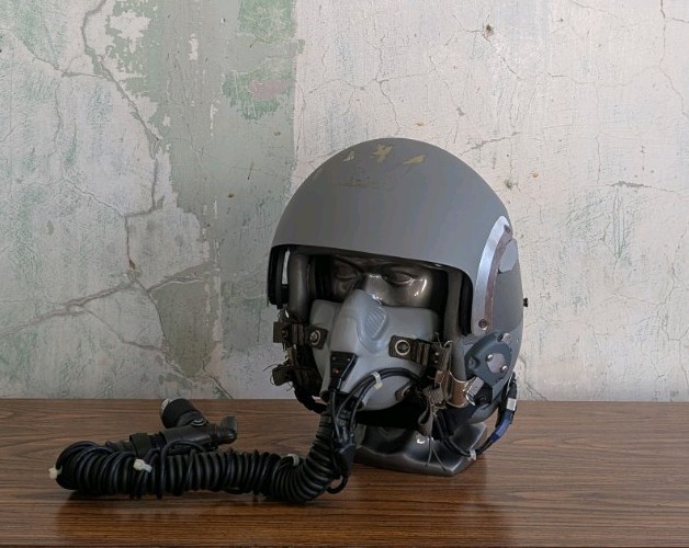 Tested Functional USAF Hgu-55 & Mbu-12 Gentex Pilot Flight Helmet