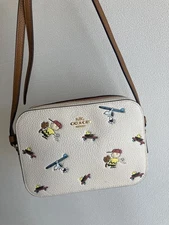 Coach Leather Peanuts Collaboration Snoopy