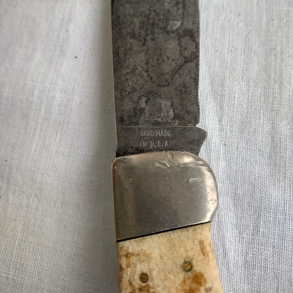 CUCHILLO VINTAGE 1940-65 CASE XX BULLDOG MANGO CIERVO #5172 SIN CAJA *LEER NOTAS Foto 3 de 4
