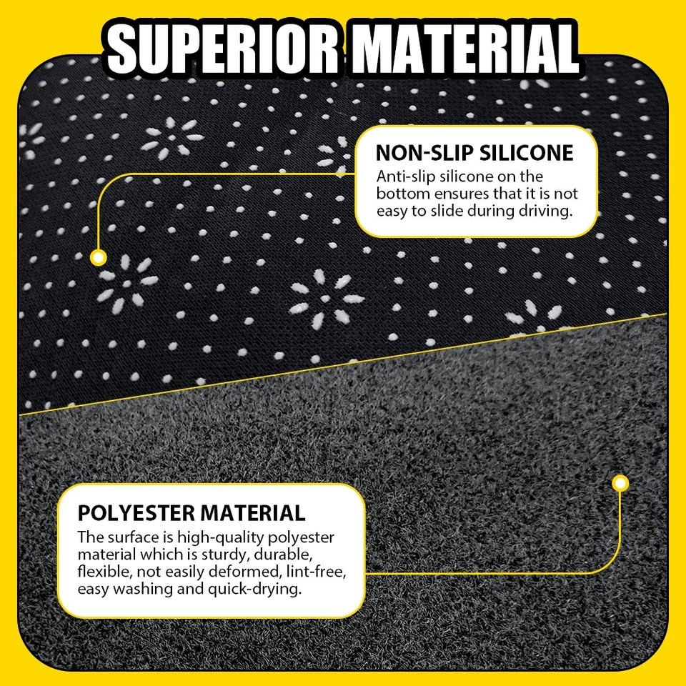 For 2002-2008 RAM 1500 2500 3500 Dash Cover Mat Dashboard Pad Gray Carpet  1-10x - Image 3 of 4