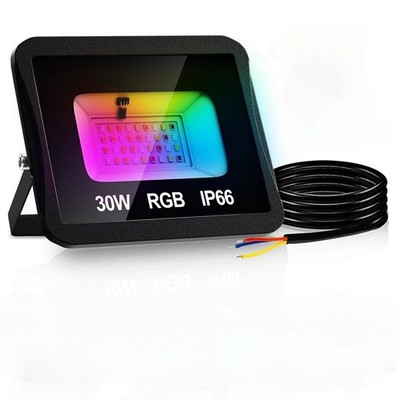 10-50W RGB LED Fluter Strahler Gartenstrahler Innenbeleuchtung Scheinwerfer