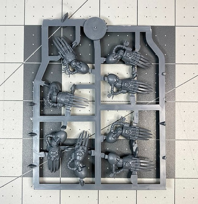 40k Space Wolves WOLF GUARD TERMINATOR LIGHTNING CLAWS pair x4 sprue GW bits AO2