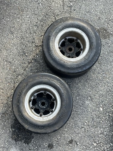 VINTAGE KART (GO CART) MARGAY 24 SERIES 6 INCH Wide WHEELS HUBS Rear