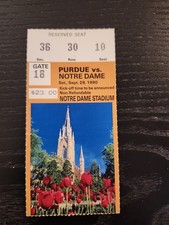 1990  Notre Dame Football Ticket Stub - September 29 -  Bryant Young Debut HOF 