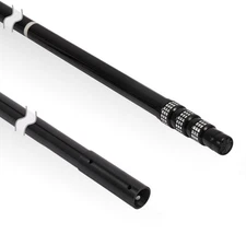 Carbon fiber pool pole, 4-section telescopic 15 foot, lightweight and easy to...