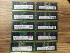 BULK LOT of 10 16GB 1Rx8-PC5 5600 4800 MHz DDR5 SODIMM Laptop Memory RAM