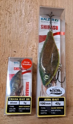 BALZER SHIRASU CRANK BAIT DR 4.5CM 5G | JERKBAIT 10CM 42G NEW! fishing lures