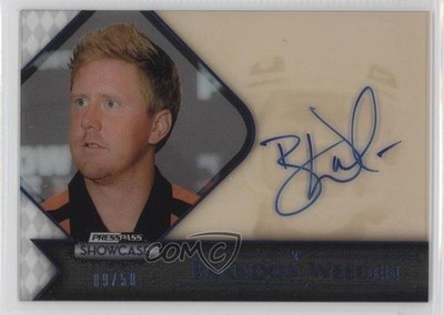 2012 Press Pass Showcase Blue 9/50 Brandon Weeden #SC-BW Auto 2n9
