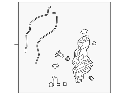 #ad Genuine Ford 2018 2024 Ford Washer Reservoir JL1Z 17618 B $189.78