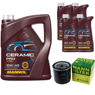 MANN Ölfilter 9L MANNOL Ceramic Pro 10W-40 für Toyota Supra JZA70_ GA70_ MA70