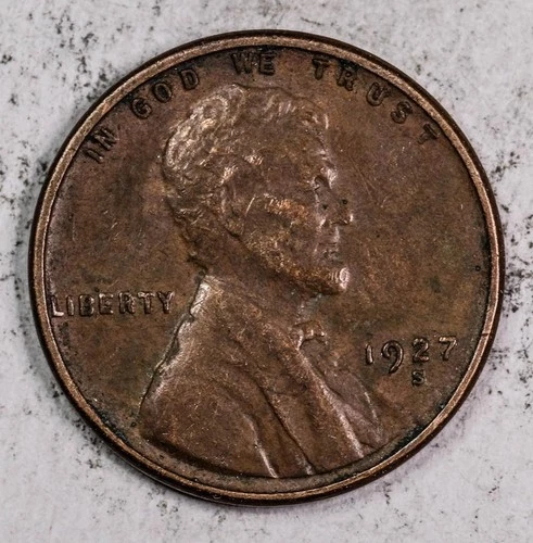 1927-S Lincoln Cent, Wheat Cent XF - Extra Fine #2937