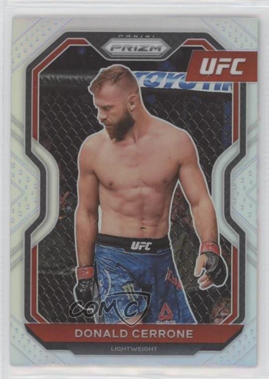 2021 Panini Prizm UFC Silver Prizm Donald Cerrone #12 16ls