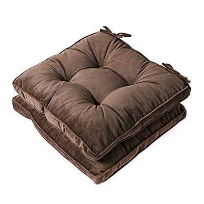 Chair Pads with Ties Indoor Outdoor Cushions 18 x 18 Count (Pack