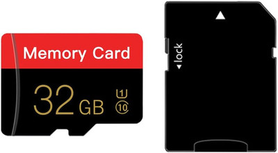 Micro Memory Card 32GB with Adapter, C10/U1/UHS-I/A1 Transflash Card, TF Card fo