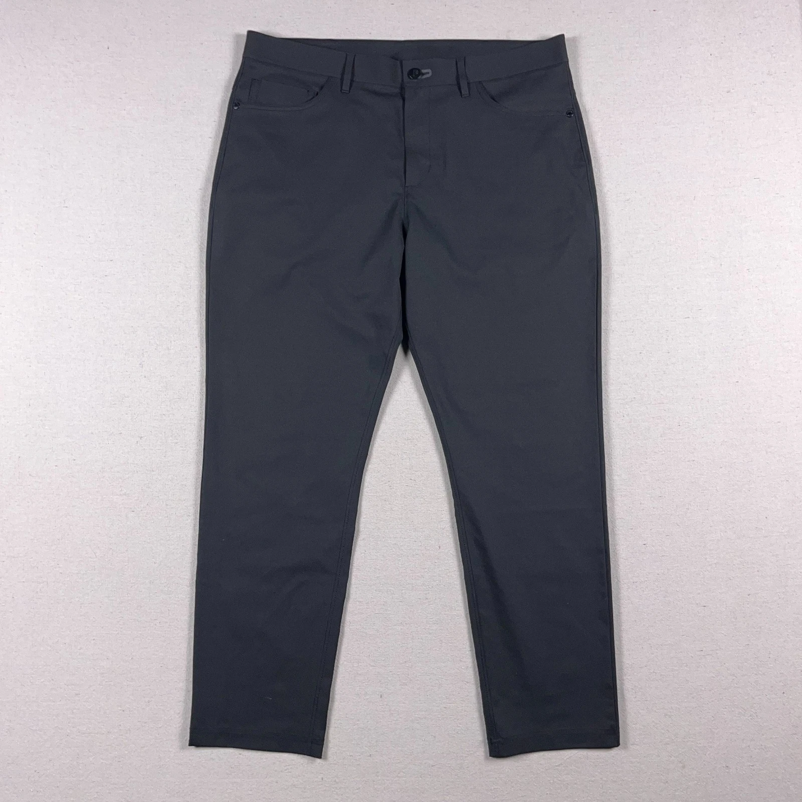 Public Rec Pants Men 34x30 (Fit 36x29) Black Stretch Zip Pocket Performance