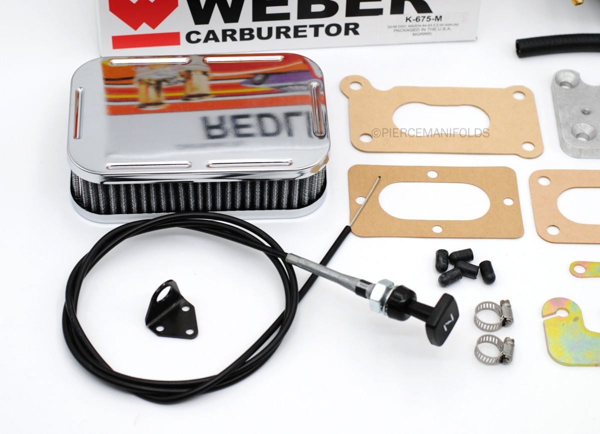 MAZDA PICKUP B2200 WEBER 32/36 DGV MANUAL CHOKE K675-M | eBay