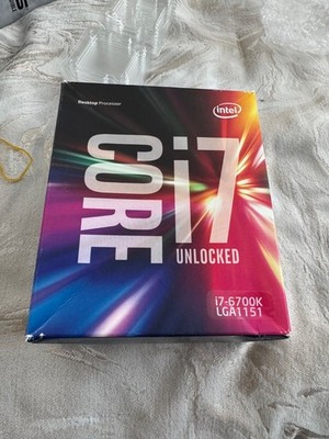 Intel Core i7-6700K 4.0GHz Quad-Core CPU SR2L0 LGA1151 Tested Working w/ Box