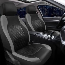 For Honda Luxurious Leather Car Seat Covers Full Set Front Rear 5-seat Cushion