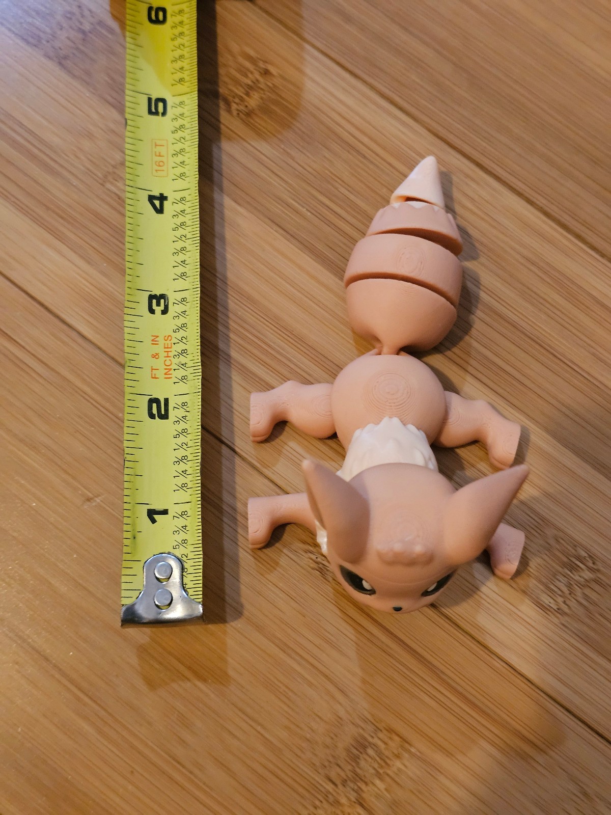 Flexi Articulated Eevee Evolution Pokemon Fidget Toy Flexible Eeveelutions
