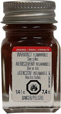 Testors Brown 1/4 oz - Hobby and Model Enamel Paint - #1140